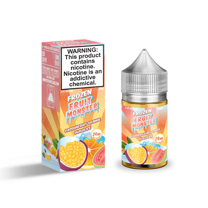Frozen Fruit Monster Passionfruit Orange Guava Salt 30ml