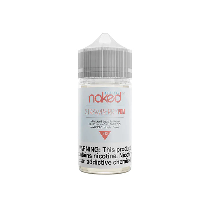 Naked Menthol Strawberry Pom 60ml